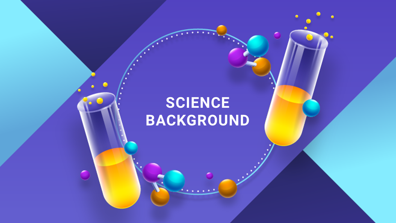 presentation science background design